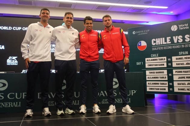 Tennis, Davis Cup, Chile v Spain, press conference