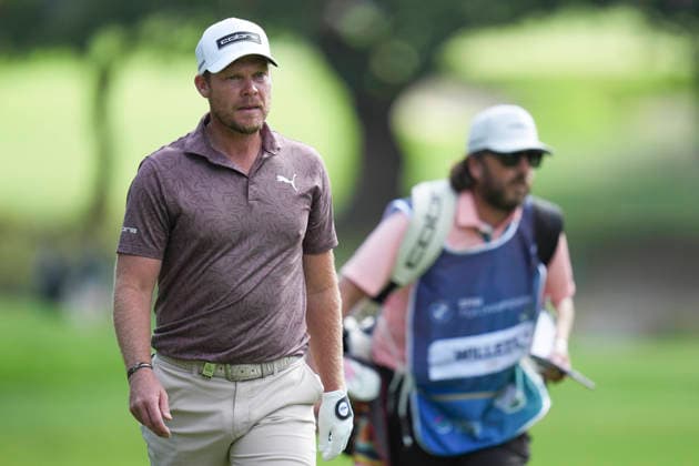 VIRGINIA WATER, ENGLAND - SEPTEMBER 17: Danny Willett (ENG) walks up the eleventh fairway during Round 1 at the BMW PGA, Golf Herren Championship at Wentworth Golf Club, Virginia Water on September 17, 2026 in Surrey, England The BMW PGA Championship