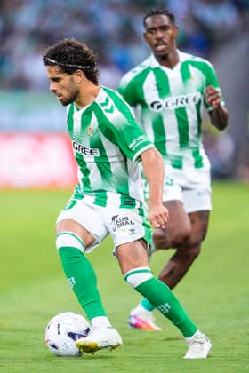 September 17, 2026, Sevilla, Sevilla, Spain: Abde Ezzalzouli of Real Betis Balompie in action during the Spanish league, LaLiga EA Sports, football match played between Real Betis and Getafe CF at La Cartuja stadium on September 17, 2026, in Sevilla, Spain. Real Betis V Getafe CF - LaLiga EA Sports  - ZUMAa181 20260917_zaa_a181_051 Copyright: xJoaquinxCorcherox