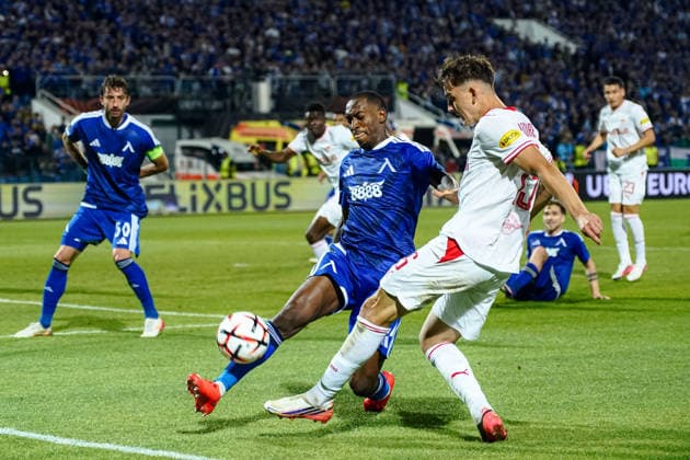Football - Europa League - League phase - Round 1 - PFC Levski Sofia vs FC Red Bull Salzburg - 09.17.2026 Football - Europa League - League phase - Round 1: Justin Omoregie, 36 of FC Red Bull Salzburg during Europa League phase - Round 1 match between PFC Levski Sofia vs FC Red Bull Salzburg at Vasil Levski Stadium in Sofia, Bulgaria, on September 17th, 2026. Copyright: xYulianxTodorovx