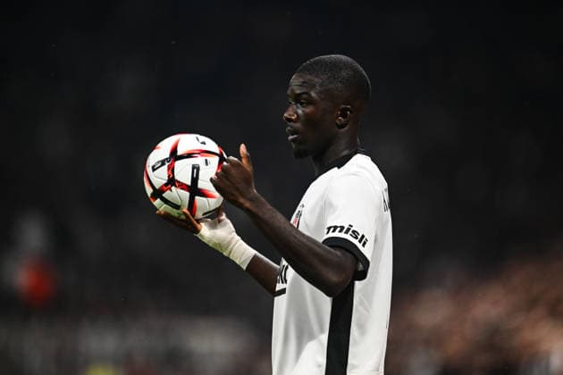 Besiktas v Olympique Marseille - UEFA Europa League ISTANBUL, TURKIYE - SEPTEMBER 17: Kassoum Ouattara of Besiktas gestures during the UEFA Europa League Week 1 match between Besiktas and Olympique Marseille at Tupras Stadium in Istanbul, Turkiye, on September 17, 2026. Hakan Akgun Anadolu Istanbul Turkey. Editorial use only. Please get in touch for any other usage.  Copyright: x2026xAnadoluxHakanxAkgunx