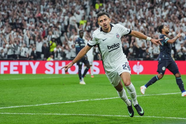 Besiktas v Olympique Marseille - UEFA Europa League ISTANBUL, TURKIYE - SEPTEMBER 17: Ilhan Fakili of Besiktas celebrates after scoring a goal during the UEFA Europa League Week 1 match between Besiktas and Olympique Marseille at Tupras Stadium in Istanbul, Turkiye, on September 17, 2026. Cemal Yurttas Anadolu Istanbul Turkey. Editorial use only. Please get in touch for any other usage.  Copyright: x2026xAnadoluxCemalxYurttasx