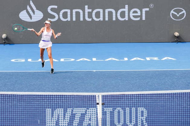 WTA GUADALAJARA OPEN 2026 WTA GUADALAJARA OPEN 2026 MAGDALENA FRECH VS IVA JOVIC 09 17 2026 GUADALAJARA, JALISCO Action photo of Magdalena Frech of Poland during a match at the 2026 WTA Guadalajara Open, held at the Centro Panamericano de Tenis in Guadalajara, Jalisco, Mexico Action photo of Magdalena Frech of Poland, during a match at the WTA Guadalajara Open 2026 held at the Centro Panamericano de Tenis in Guadalajara, Jalisco, Mexico. PHOTO BY IMAGENSHOP PHOTO AGENCY GUADALAJARA, JALISCO, MEXICO Copyright: xIMAGENSHOPxAGENCIAxFOTOGRAFICAx