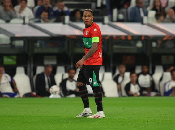 SOCCER - UEFA Europa League - Juventus FC vs. NEC Nijmegen Photo by IPA ABACAPRESS.COM88649812 - Tjaronn Chery of NEC Nijmegen during the UEFA Europa League match between Juventus FC and NEC Nijmegen on September 17, 2026, at Allianz Stadium in Turin, Italy, during the 2026–27 season. Photo by Nderim KACELI Turin Italy  Copyright: xIPAxSport ABACAx