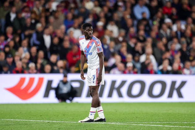 RECORD DATE NOT STATED 17th September 2026; Selhurst Park, London, England; UEFA Europa League Football, Crystal Palace versus Lech Poznan; Ismaila Sarr of Crystal Palace HenningxVonxJagow