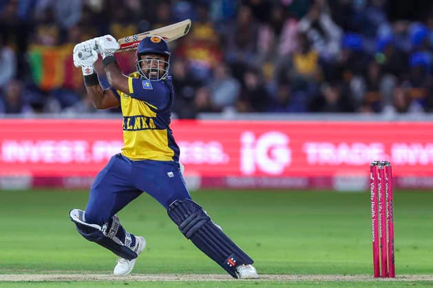 England v Sri Lanka - 2nd Vitality IT20 72, Charith Asalanka of Sri Lanka in action batting during the Second Mens International T20 match between England and Sri Lanka at the Sophia Gardens, Cardiff on Thursday 17th September 2026. (Photo: Stuart Leggett MI News) Cardiff South Glamorgan United Kingdom  Copyright: xMIxNewsx originalFilename:fletcher-englandv260917_nptrc.jpg