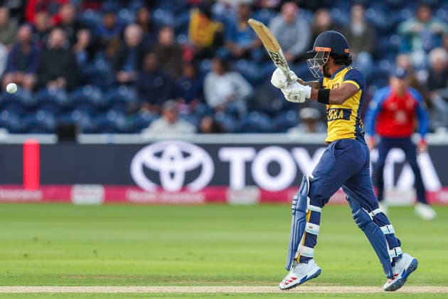 England v Sri Lanka - 2nd Vitality IT20 Pathum Nissanka of Sri Lanka hits the ball to the boundary for four runs during the second men s international T20 match between England and Sri Lanka at Sophia Gardens in Cardiff, on September 17, 2026. Cardiff South Glamorgan United Kingdom  Copyright: xMIxNewsx originalFilename:fletcher-englandv260917_npGry.jpg