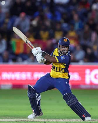 England v Sri Lanka - 2nd Vitality IT20 72, Charith Asalanka of Sri Lanka in action batting during the Second Mens International T20 match between England and Sri Lanka at the Sophia Gardens, Cardiff on Thursday 17th September 2026. (Photo: Stuart Leggett MI News) Cardiff South Glamorgan United Kingdom  Copyright: xMIxNewsx originalFilename:fletcher-englandv260917_npQUv.jpg