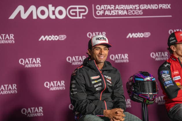 MotoGP Of Austria - Previews Jorge Martin of Aprilia Racing attends the pre-event press conference, PK, Pressekonferenz for the Austrian MotoGP Grand Prix at the Red Bull Ring race track in Spielberg, Austria, on September 17, 2026. Spielberg Austria  Copyright: xFabioxAvernax originalFilename:averna-preevent260917_npeOA.jpg