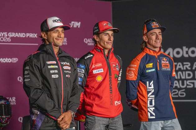 MotoGP Of Austria - Previews Jorge Martin (Aprilia Racing), Marc Marquez (Ducati Lenovo Team) and Pedro Acosta (Red Bull KTM Factory Racing) attend the pre-event press conference, PK, Pressekonferenz for the Austrian MotoGP Grand Prix at the Red Bull Ring race track in Spielberg, Austria, on September 17, 2026. Spielberg Austria  Copyright: xFabioxAvernax originalFilename:averna-preevent260917_npPBY.jpg