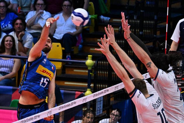 VOLLEYBALL - CEV Eurovolley Men - Italy vs. Slovenia Photo by IPA ABACAPRESS.COM88650621 - Daniele LAVIA (Italy) Modena Italy  Copyright: xIPAxSport ABACAx