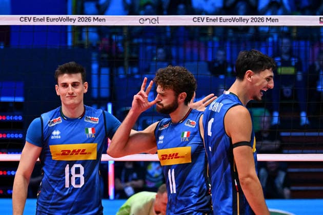VOLLEYBALL - CEV Eurovolley Men - Italy vs. Slovenia Photo by IPA ABACAPRESS.COM88650586 - RYCHLICKI Kamil (Italy) Modena Italy  Copyright: xIPAxSport ABACAx