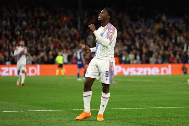 Crystal Palace FC v KKS Lech Poznan - UEFA Europa League 2026 27 League Phase MD1 Eddie Nketiah of Crystal Palace celebrates after scoring the fourth goal during the UEFA Europa League match between Crystal Palace and Lech Poznan at Selhurst Park in London, on September 17, 2026. London Greater London United Kingdom  Copyright: xMIxNewsx originalFilename:fletcher-crystalp260917_npBI6