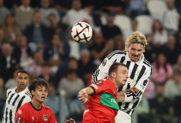 IPA88651461 - Nick Woltemade of Juventus FC during the UEFA Europa League match between Juventus FC and NEC Nijmegen on September 17, 2026, at Allianz Stadium in Turin, Italy, as part of the 2026–27 season. Photo by Nderim KACELI  Copyright: xNderimxKaceli IPAxSportx xx IPA88651461