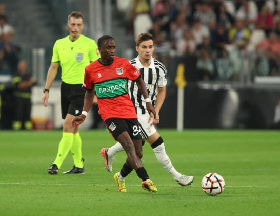 SOCCER - UEFA Europa League - Juventus FC vs. NEC Nijmegen Photo by IPA ABACAPRESS.COM88651472 - Jamiro Monteiro of NEC Nijmegen during the UEFA Europa League match between Juventus FC and NEC Nijmegen in the 2026–27 season, held on September 17, 2026, at Allianz Stadium in Turin, Italy. Photo by Nderim KACELI Turin Italy  Copyright: xIPAxSport ABACAx