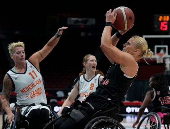 Wheelchair basketball, women, IWBF World Championships, Netherlands v Canada