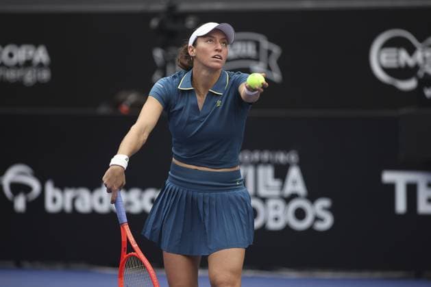 RECORD DATE NOT STATED gabriela dabrowski luisa stefani vencem no sp open Sao Paulo (SP), 09 17 2026 Tennis SP Open The duo formed by Canadian Gabriela Dabrowski and Brazilian Luisa Stefani defeated Brazilians Rebeca Pereira and Marjorie Souza by 2 sets to 0, with scores of 6 0 and 6 1, in the first round of the SP Open, at Villa-Lobos Park, in Sao Paulo.(Foto: Leco Viana Thenews2 imago images) SPO  Copyright: xLecoxVianax