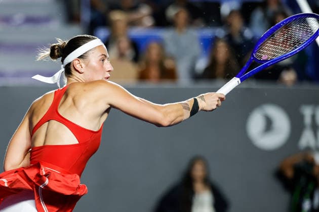WTA GUADALAJARA OPEN 2026 WTA GUADALAJARA OPEN 2026 MARTA KOSTYUK VS LIUDMILA SAMSONOVA 09 17 2026 GUADALAJARA, JALISCO Action photo of Marta Kostyuk of Ukraine during a match at the 2026 WTA Guadalajara Open, held at the Centro Panamericano de Tenis in Guadalajara, Jalisco, Mexico. Action photo of Marta Kostyuk of Ukraine, during a match at the 2026 WTA Guadalajara Open held at the Centro Panamericano de Tenis in Guadalajara, Jalisco, Mexico. PHOTO BY IMAGENSHOP PHOTO AGENCY GUADALAJARA, JALISCO, MEXICO Copyright: xIMAGENSHOPxAGENCIAxFOTOGRAFICAx