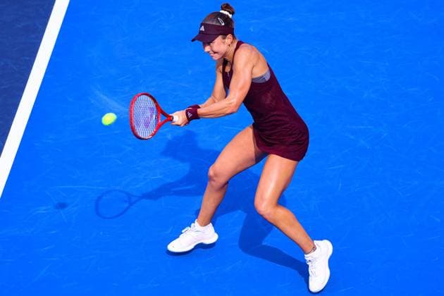 September 17, 2026: TO-45153- GUADALAJARA 2026. .La estadounidense Iva Jovic dio un paso m& xe1;s en la defensa de su t& xed;tulo en el Guadalajara Open 2026, luego de imponerse a la turca Zeynep S& xf6;nmez por 7-6(5) y 6-4, en los octavos de final del torneo disputado sobre la cancha dura del Centro Panamericano de Tenis. Jovic, segunda sembrada y campeona de la edici& xf3;n anterior, tuvo que emplearse a fondo ante una combativa S& xf6;nmez, pero respondi& xf3; en los momentos decisivos para quedarse con la victoria en un encuentro de dos horas y ocho minutos. Con este resultado, la estadounidense asegur& xf3; su lugar en los cuartos de final y mantiene firme su intenci& xf3;n de repetir el campeonato en Guadalajara..Guadalajara, Jalisco. Clasos.com.mx - ZUMAcs4_ 20260917_faa_cs4_035 Copyright: xDiegoxMorenox