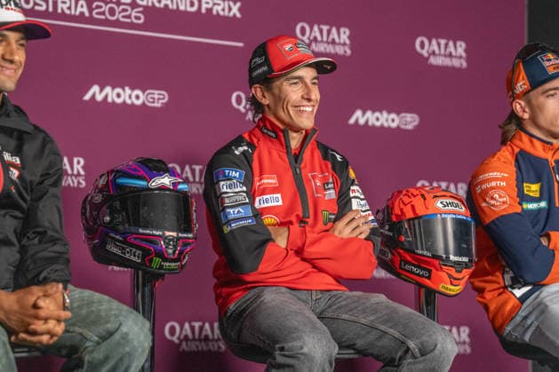 MOTORSPORTS - MotoGP - Austrian Grand Prix Photo by IPA ABACAPRESS.COM88640916 - Marc Marquez (Ducati Lenovo Team) during the pre-event press conference, PK, Pressekonferenz for the Austrian MotoGP Grand Prix at the Red Bull Ring racetrack in Spielberg, Austria, on September 17, 2026. Austria Austria  Copyright: xIPAxSport ABACAx