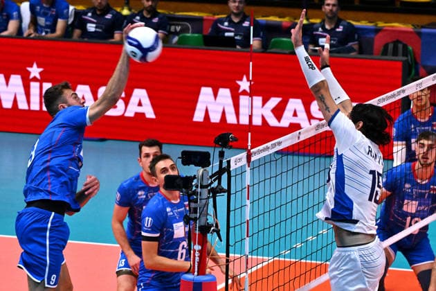 VOLLEYBALL - CEV Eurovolley Men - Slovakia vs. Greece Photo by IPA ABACAPRESS.COM88642380 - GULAK Erik (Slovakia) ) Modena Italy  Copyright: xIPAxSport ABACAx