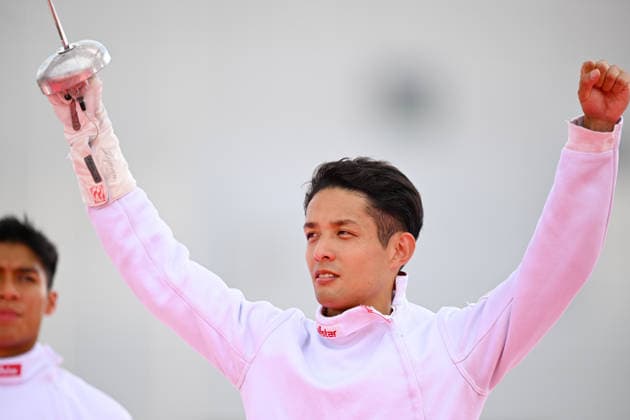 Kaoru Shinoki (JPN), SEPTEMBER 18, 2026 - Modern pentathlon, moderner Fünfkampf : Men s Individual Fencing at Anjo Sports Park during the Asian Games Aichi-Nagoya 2026 in Aichi, Japan. Noxthirdxpartyxsales  aflo_348907546 KenjiroxMatsuox