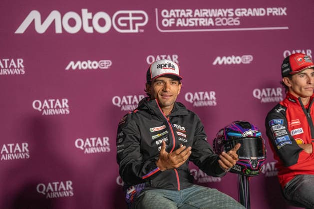 MOTORSPORTS - MotoGP - Austrian Grand Prix Photo by IPA ABACAPRESS.COM88648867 - Jorge Martin (Aprilia Racing), the pre-event press conference, PK, Pressekonferenz Austria Austria  Copyright: xIPAxSport ABACAx