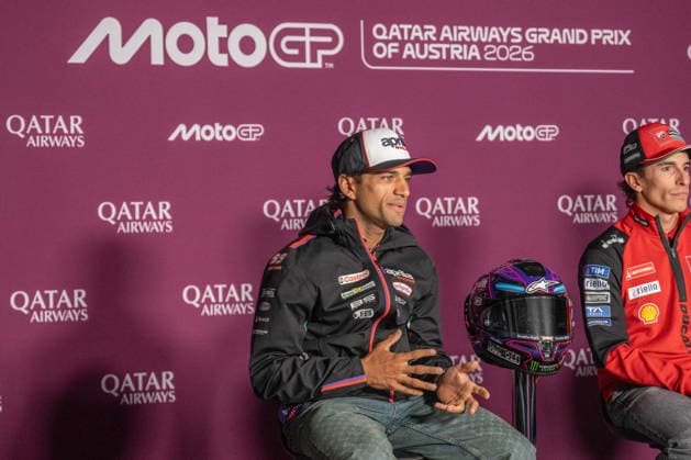 MOTORSPORTS - MotoGP - Austrian Grand Prix Photo by IPA ABACAPRESS.COM88648863 - Jorge Martin (Aprilia Racing), the pre-event press conference, PK, Pressekonferenz Austria Austria  Copyright: xIPAxSport ABACAx