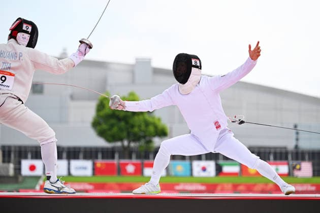 Kazuaki Sekigawa (JPN), SEPTEMBER 18, 2026 - Modern pentathlon, moderner Fünfkampf : Men s Individual Fencing at Anjo Sports Park during the Asian Games Aichi-Nagoya 2026 in Aichi, Japan. Noxthirdxpartyxsales  aflo_348907708 KenjiroxMatsuox