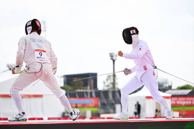 Kazuaki Sekigawa (JPN), SEPTEMBER 18, 2026 - Modern pentathlon, moderner Fünfkampf : Men s Individual Fencing at Anjo Sports Park during the Asian Games Aichi-Nagoya 2026 in Aichi, Japan. Noxthirdxpartyxsales  aflo_348907713 KenjiroxMatsuox
