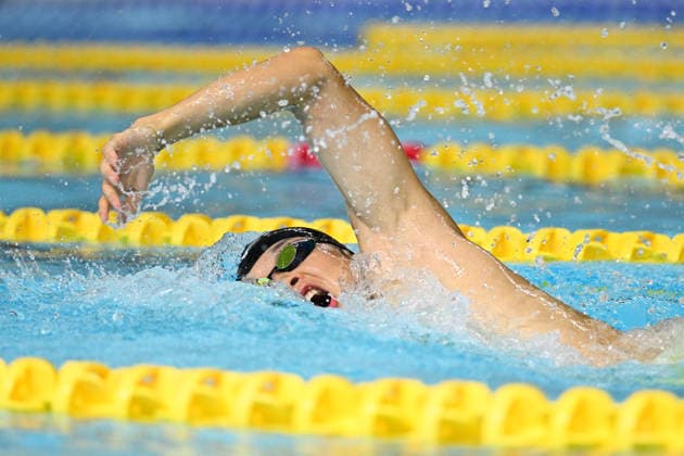 Kazuaki Sekigawa (JPN), SEPTEMBER 18, 2026 - Modern pentathlon, moderner Fünfkampf : Men s Individual Swimming at Anjo Sports Park during the Asian Games Aichi-Nagoya 2026 in Aichi, Japan. Noxthirdxpartyxsales  aflo_348907744 KenjiroxMatsuox