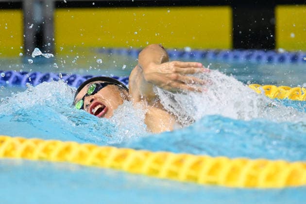 Kazuaki Sekigawa (JPN), SEPTEMBER 18, 2026 - Modern pentathlon, moderner Fünfkampf : Men s Individual Swimming at Anjo Sports Park during the Asian Games Aichi-Nagoya 2026 in Aichi, Japan. Noxthirdxpartyxsales  aflo_348907745 KenjiroxMatsuox