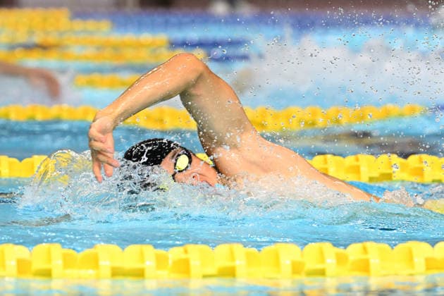 Kazuaki Sekigawa (JPN), SEPTEMBER 18, 2026 - Modern pentathlon, moderner Fünfkampf : Men s Individual Swimming at Anjo Sports Park during the Asian Games Aichi-Nagoya 2026 in Aichi, Japan. Noxthirdxpartyxsales  aflo_348907742 KenjiroxMatsuox