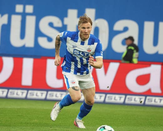 FC Hansa Rostock vs. VFB Stuttgart II, Rostock, September 16, 2026, Soccer 3rd Division, FC Hansa Rostock vs. VFB Stuttgart II, Andreas Voglsammer, FC Hansa Rostock, Rostock Ostseestadion, Mecklenburg-Western Pomerania, Germany