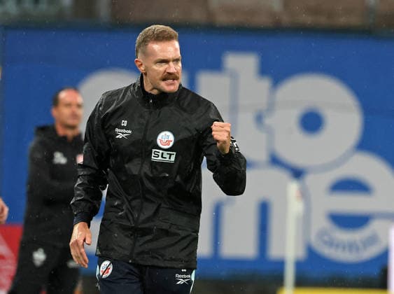 FC Hansa Rostock vs. VFB Stuttgart II, Rostock, September 16, 2026, Soccer, 3rd Division, FC Hansa Rostock vs. VFB Stuttgart II, Yannic Thiel, Coach of FC Hansa Rostock, Rostock, Ostseestadion, Mecklenburg-Western Pomerania, Germany