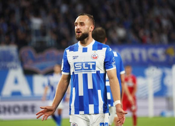 FC Hansa Rostock vs. VFB Stuttgart II, Rostock, September 16, 2026, Soccer 3rd Division: FC Hansa Rostock vs. VFB Stuttgart II, David Kopacz, FC Hansa Rostock, Rostock Ostseestadion, Mecklenburg-Western Pomerania, Germany