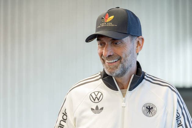 UEFA Nations League 2026–2027 Roster Announcement Press Conference with National Team Coach Jürgen Klopp National Team Coach Jürgen Klopp speaks to journalists at a press conference on the DFB Campus in Frankfurt am Main on September 17, 2026, Frankfurt am Main, Hesse, Germany, DFB Campus