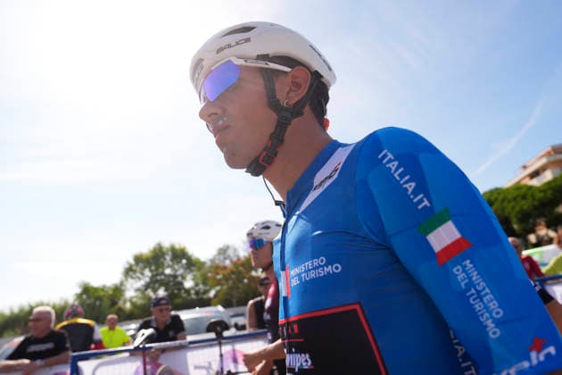 Italy s Emanuele Ansaloni of Team Technipes inEmiliaRomagna Caffe Borbon during the Giro d™Abruzzo, stage 4 from Silvi to Controguerra (182 km) - Abruzzo, Italy - Friday, September 18, 2026. - cycling.  Copyright: xFabioxFerrari LaPressex