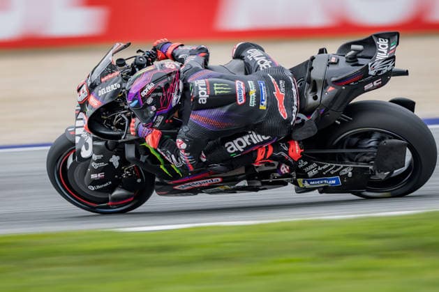 MOTORSPORTS - MotoGP, GP of Austria 2026 SPIELBERG,AUSTRIA,18.SEP.26 - MOTORSPORTS - MotoGP, Grand Prix of Austria, Red Bull Ring, practice. Image shows Jorge Martin (ESP Aprilia Racing).  GEPAxpictures xMatthiasxTrinkl