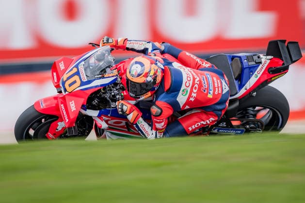 MOTORSPORTS - MotoGP, GP of Austria 2026 SPIELBERG,AUSTRIA,18.SEP.26 - MOTORSPORTS - MotoGP, Grand Prix of Austria, Red Bull Ring, practice. Image shows Luca Marini (ITA Honda HRC Castrol).  GEPAxpictures xMatthiasxTrinkl