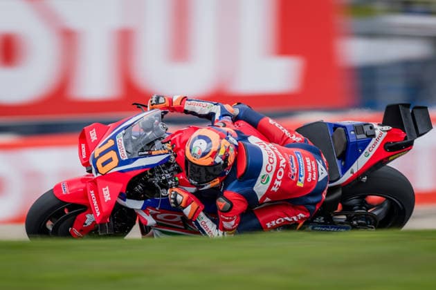 MOTORSPORTS - MotoGP, GP of Austria 2026 SPIELBERG,AUSTRIA,18.SEP.26 - MOTORSPORTS - MotoGP, Grand Prix of Austria, Red Bull Ring, practice. Image shows Luca Marini (ITA Honda HRC Castrol).  GEPAxpictures xMatthiasxTrinkl