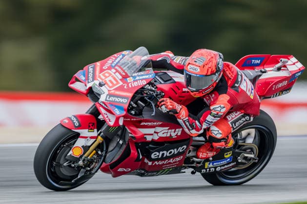 MOTORSPORTS - MotoGP, GP of Austria 2026 SPIELBERG,AUSTRIA,18.SEP.26 - MOTORSPORTS - MotoGP, Grand Prix of Austria, Red Bull Ring, practice. Image shows Marc Marquez (ESP Ducati Lenovo Team).  GEPAxpictures xMatthiasxTrinkl