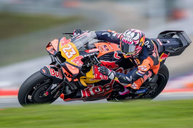 MOTORSPORTS - MotoGP, GP of Austria 2026 SPIELBERG,AUSTRIA,18.SEP.26 - MOTORSPORTS - MotoGP, Grand Prix of Austria, Red Bull Ring, practice. Image shows Enea Bastianini (ITA Red Bull KTM Tech3).  GEPAxpictures xMatthiasxTrinkl