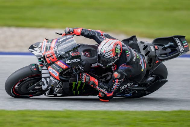 MOTORSPORTS - MotoGP, GP of Austria 2026 SPIELBERG,AUSTRIA,18.SEP.26 - MOTORSPORTS - MotoGP, Grand Prix of Austria, Red Bull Ring, practice. Image shows Marco Bezzecchi (ITA Aprilia Racing).  GEPAxpictures xMatthiasxTrinkl