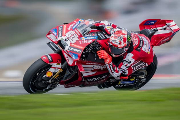 MOTORSPORTS - MotoGP, GP of Austria 2026 SPIELBERG,AUSTRIA,18.SEP.26 - MOTORSPORTS - MotoGP, Grand Prix of Austria, Red Bull Ring, practice. Image shows Francesco Bagnaia (ITA Ducati Lenovo Team).  GEPAxpictures xMatthiasxTrinkl
