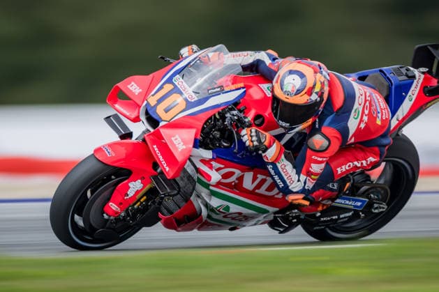 MOTORSPORTS - MotoGP, GP of Austria 2026 SPIELBERG,AUSTRIA,18.SEP.26 - MOTORSPORTS - MotoGP, Grand Prix of Austria, Red Bull Ring, practice. Image shows Luca Marini (ITA Honda HRC Castrol).  GEPAxpictures xMatthiasxTrinkl