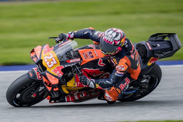 MOTORSPORTS - MotoGP, GP of Austria 2026 SPIELBERG,AUSTRIA,18.SEP.26 - MOTORSPORTS - MotoGP, Grand Prix of Austria, Red Bull Ring, practice. Image shows Enea Bastianini (ITA Red Bull KTM Tech3).  GEPAxpictures xMatthiasxTrinkl