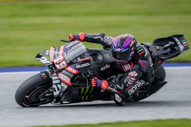 MOTORSPORTS - MotoGP, GP of Austria 2026 SPIELBERG,AUSTRIA,18.SEP.26 - MOTORSPORTS - MotoGP, Grand Prix of Austria, Red Bull Ring, practice. Image shows Jorge Martin (ESP Aprilia Racing).  GEPAxpictures xMatthiasxTrinkl