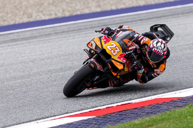 MOTORSPORTS - MotoGP, GP of Austria 2026 SPIELBERG,AUSTRIA,18.SEP.26 - MOTORSPORTS - MotoGP, Grand Prix of Austria, Red Bull Ring, practice. Image shows Enea Bastianini (ITA Red Bull KTM Tech3).  GEPAxpictures xMaticxKlansek
