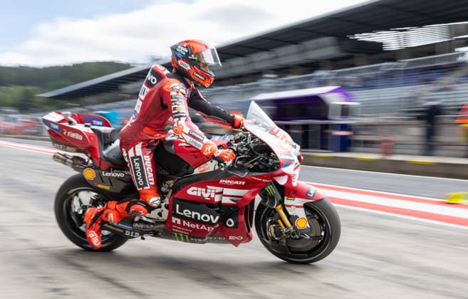 MOTORSPORTS - MotoGP, GP of Austria 2026 SPIELBERG,AUSTRIA,18.SEP.26 - MOTORSPORTS - MotoGP, Grand Prix of Austria, Red Bull Ring, practice. Image shows Marc Marquez (ESP Ducati Lenovo Team).  GEPAxpictures xHaraldxSteiner